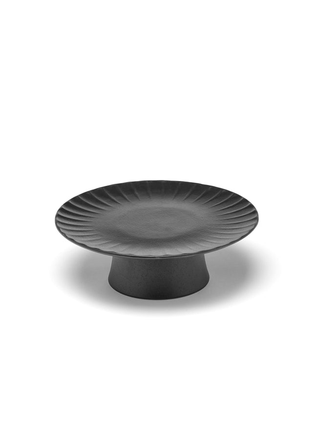 Inku Cake Stand M Black L 21 W 21 H 8 cm 2/Box – Serax