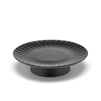Inku Cake Stand L Black L 24 W 24 H 6.5 cm 2/Box – Serax