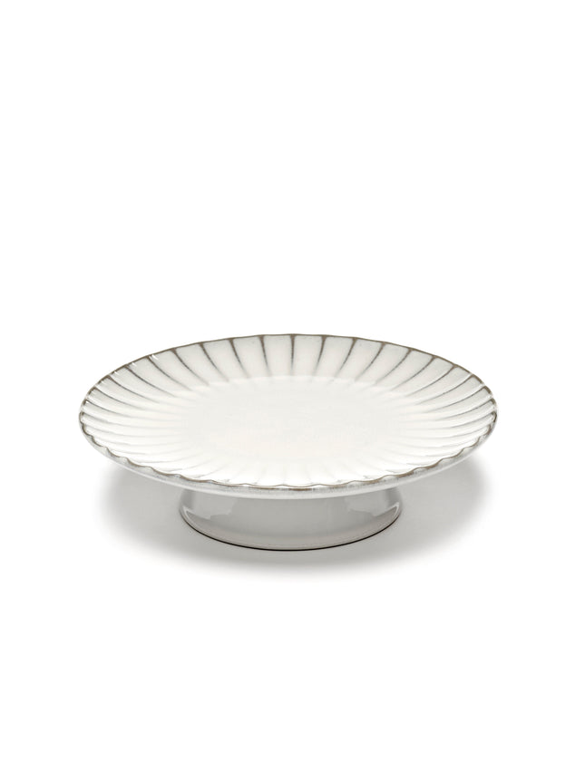 Inku Cake Stand L White L 24 W 24 H 6.5 cm 2/Box – Serax