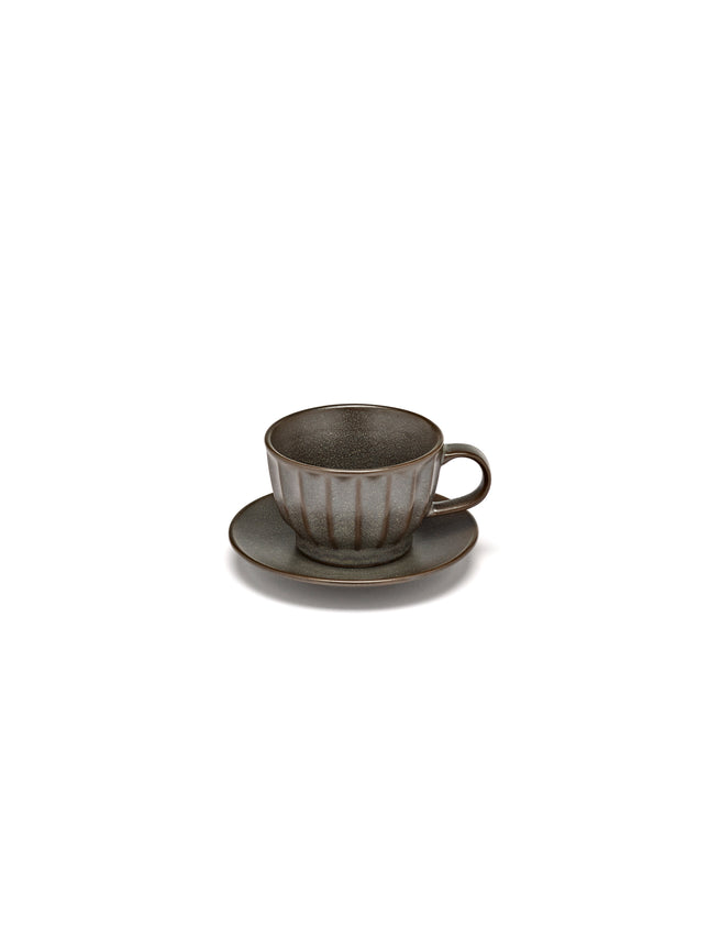 Inku Saucer Green L 12 W 12 H 1.6 cm 8/Box