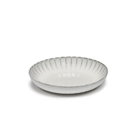 Inku High Plate M White L 21 W 21 H 4 cm 4/Box – Serax