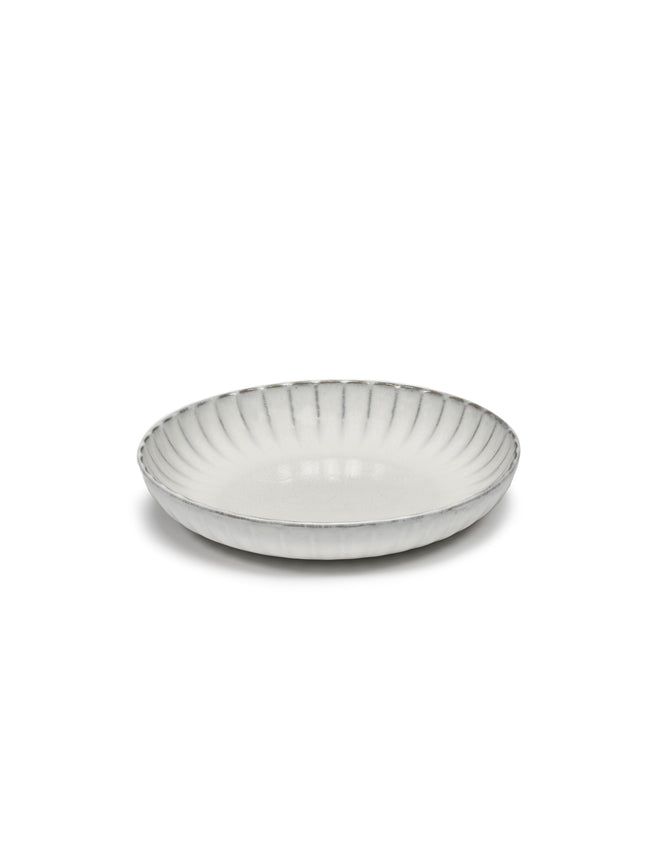 Inku High Plate M White L 21 W 21 H 4 cm 4/Box – Serax