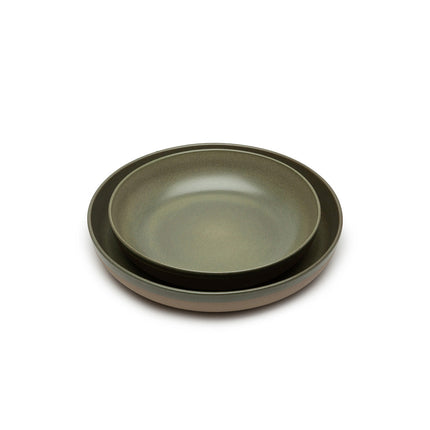 Surface Serving Plate S Camo Green L 27 W 27 H 5.5 cm 2/Box