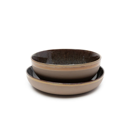Surface Serving Plate S Indi Grey L 27 W 27 H 5.5 cm 2/Box