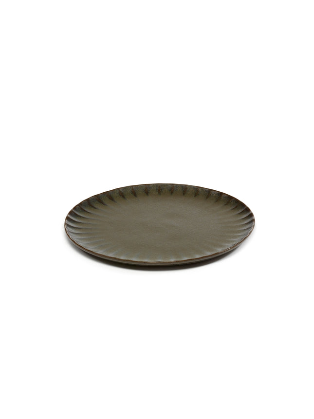 Inku Plate M Green L 21 W 21 H 1.7 cm 8/Box – Serax