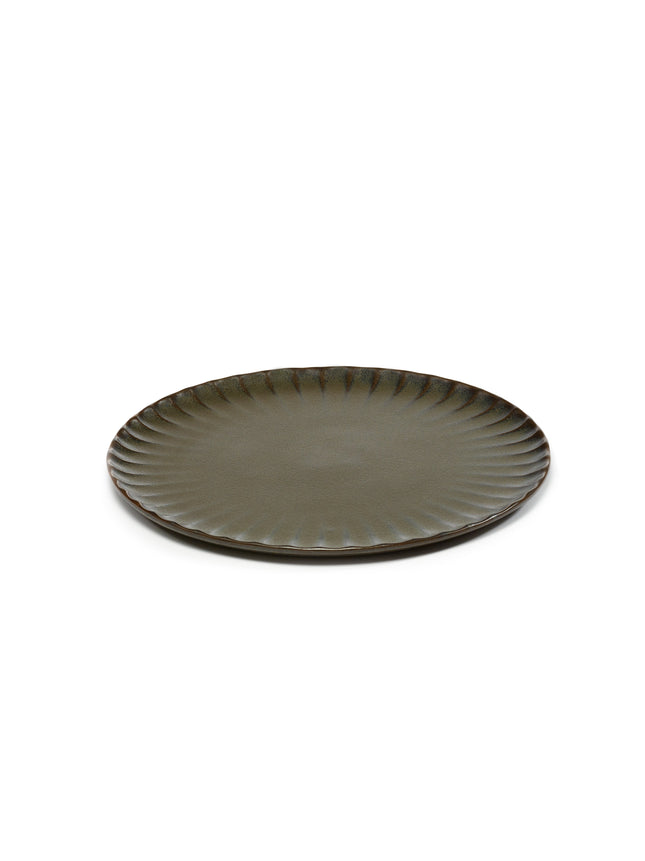 Inku Plate L Green L 24 W 24 H 1.7 cm 8/Box – Serax