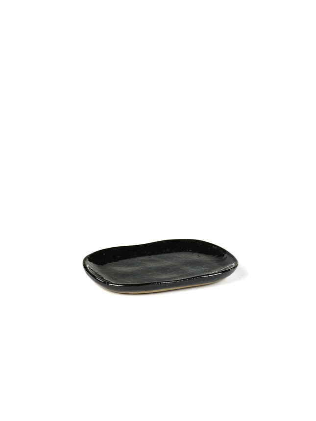 Rectangular Plate N°4 S Dark Blue 8/box