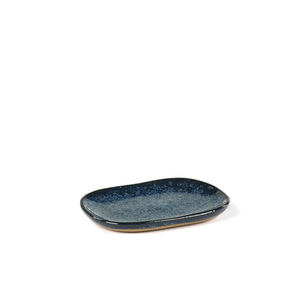 Plate Rectangular N°4 S Blue/Grey 8/box