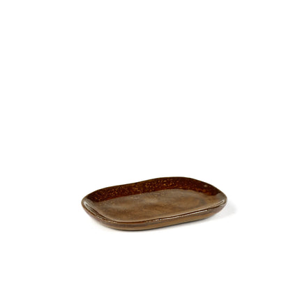 Rectangular Plate N°4 S Ocher/Brown 8/box – Serax