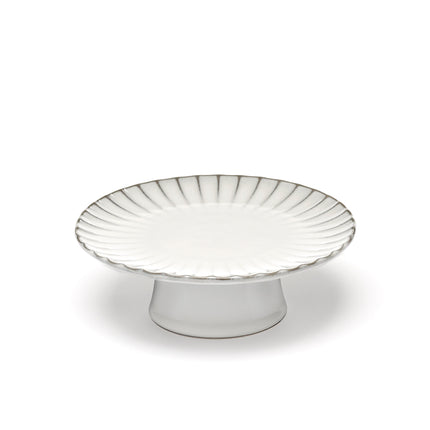 Inku Cake Stand M White L 21 W 21 H 8 cm 2/Box – Serax