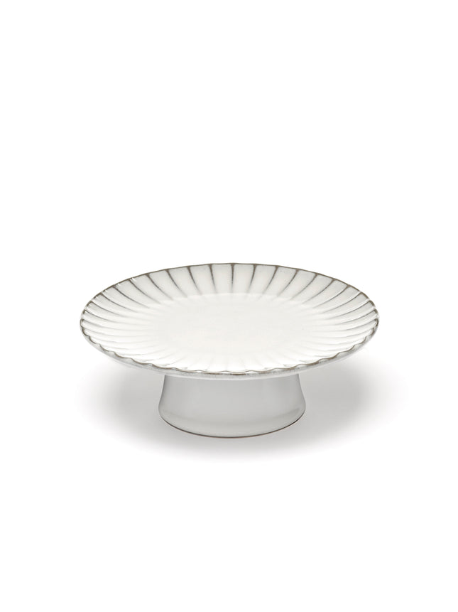 Inku Cake Stand M White L 21 W 21 H 8 cm 2/Box – Serax