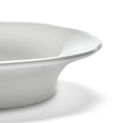Silhouette High Side Plate M White 12/Box