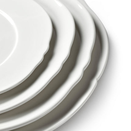 Silhouette Plate XS White 12/Box