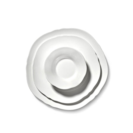Silhouette Plate M White 8/Box