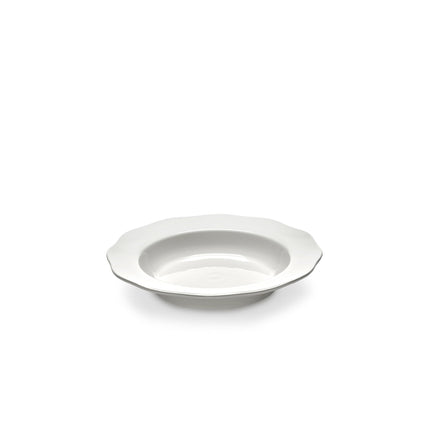 Silhouette Pasta Plate White 4/Box
