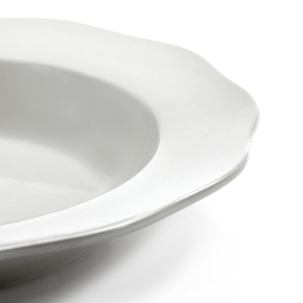 Silhouette Pasta Plate White 4/Box