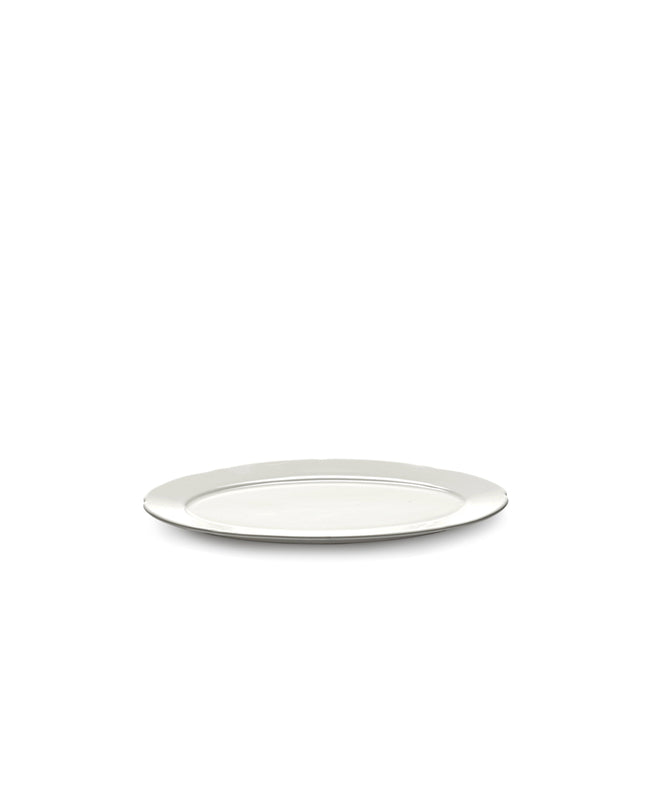 Serax Silhouette ovaal bord S wit – porseleinen serveerbordje voor de horeca