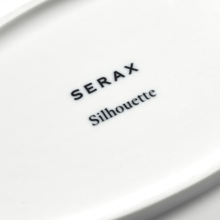 Silhouette Oval Plate S White 4/Box