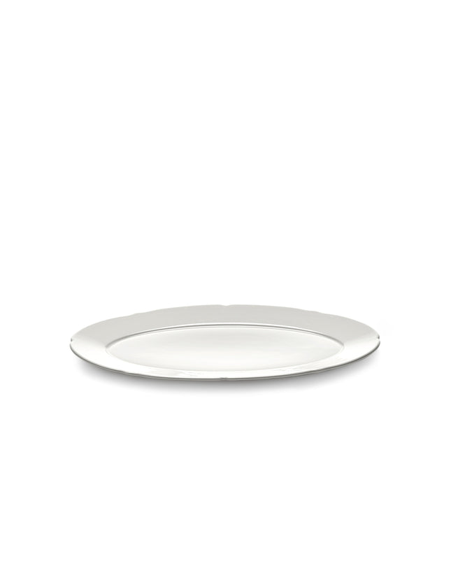 Serax Silhouette ovaal bord M wit – porseleinen serveerbord voor restaurants