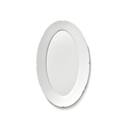 Silhouette Oval Plate M White 12/Box – Serax