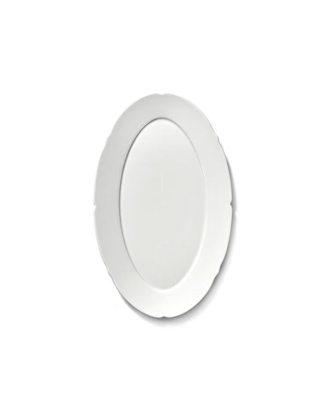 Silhouette Oval Plate M White 12/Box – Serax