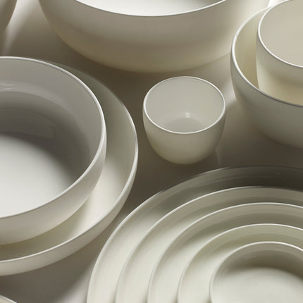 Base Side Plate White L 6 W 6 H 1.5 cm 8/Box