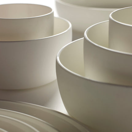 Base Side Plate White L 6 W 6 H 1.5 cm 8/Box