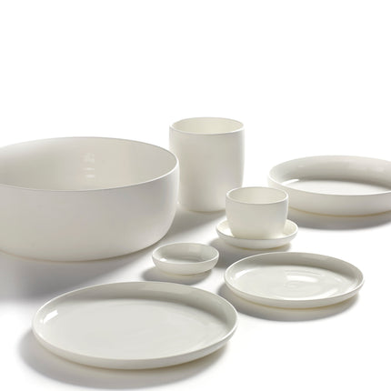 Base Side Plate White L 6 W 6 H 1.5 cm 8/Box