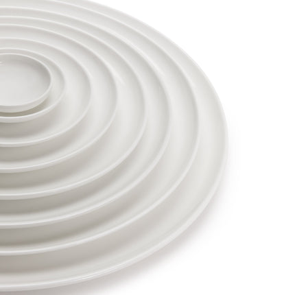 Base Plate Low Xs White L 12 W 12 H 1.5 cm 8/Box