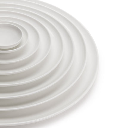 Base Plate Low Xxl White L 32 W 32 H 1.5 cm 4/Box