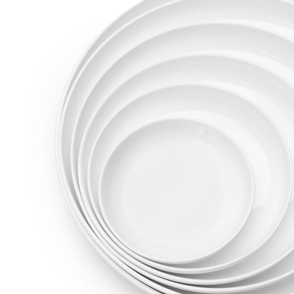 Base High Plate Glazed Xs White L 12 W 12 H 3 cm 4/Box