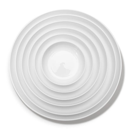 Base High Plate Glazed Xs White L 12 W 12 H 3 cm 4/Box
