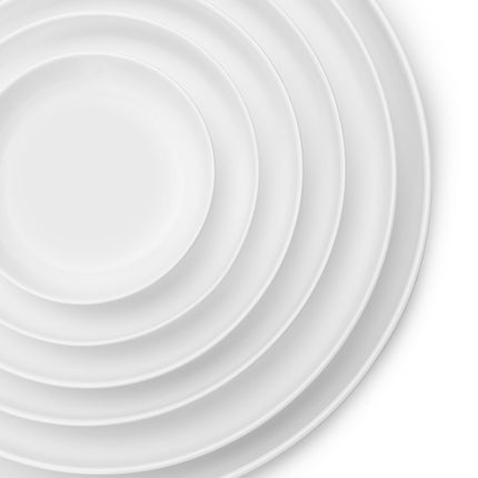 Base High Plate Glazed Xs White L 12 W 12 H 3 cm 4/Box