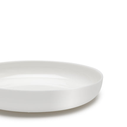 Base High Plate Glazed S White L 16 W 16 H 3 cm 4/Box