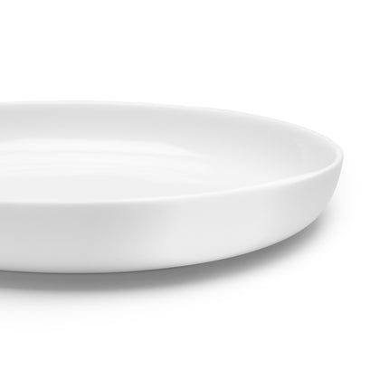 Base High Plate Glazed M White L 20 W 20 H 3 cm 4/Box