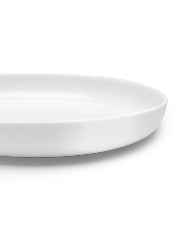 Serax Base hoog bord geglazuurd M wit 20 cm – wit serveerbord voor restaurant en horeca