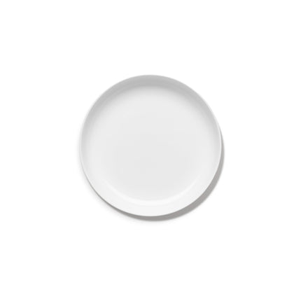 Base High Plate Glazed M White L 20 W 20 H 3 cm 4/Box