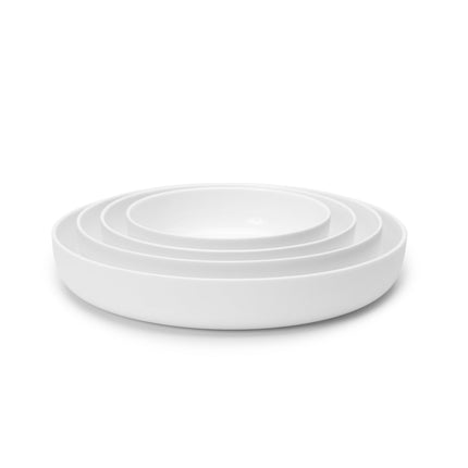 Base Deep Plate S White L 16 W 16 H 4.5 cm 4/Box