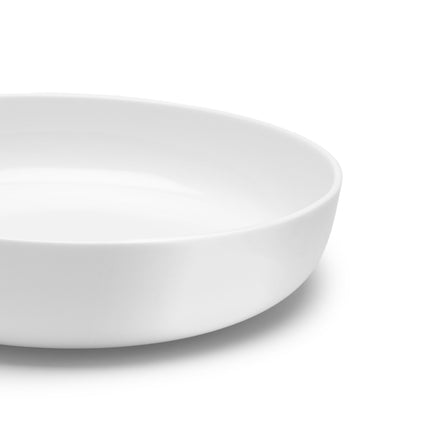 Base Deep Plate Glazed M White L 20 W 20 H 4.5 cm 4/Box