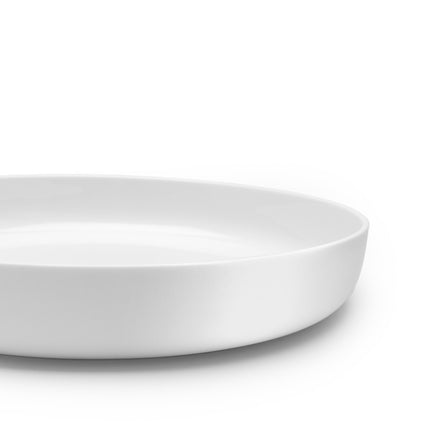 Base Deep Plate Glazed XL White L 28 W 28 H 4.5 cm 4/Box