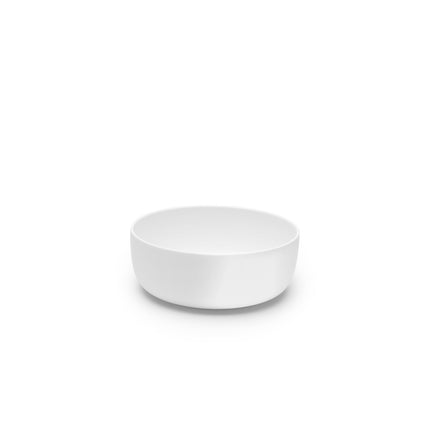Base Low Bowl Glazed M White L 16 W 16 H 6 cm 4/Box