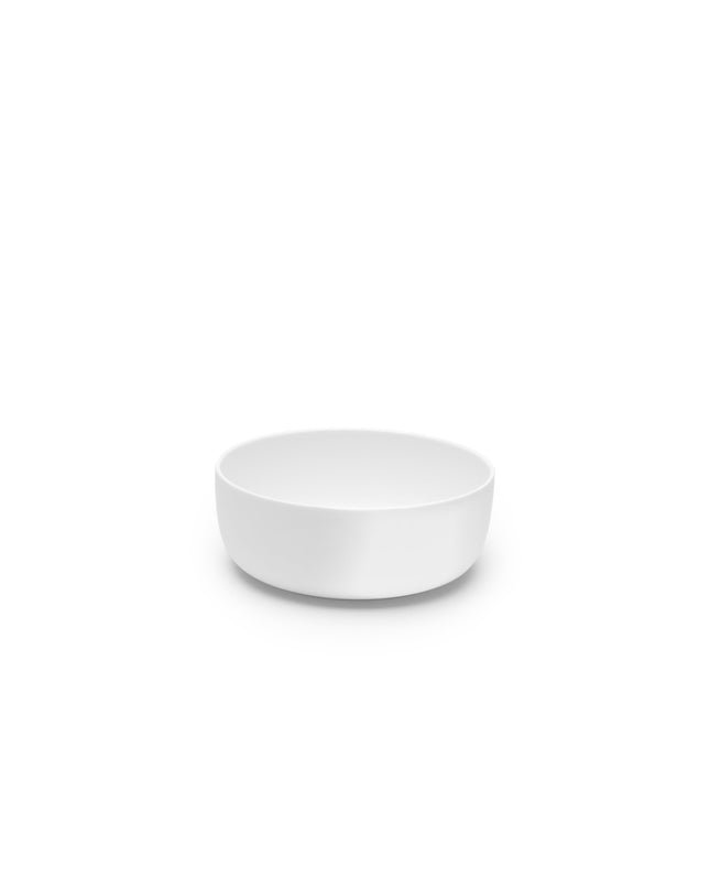 Base Low Bowl Glazed M White L 16 W 16 H 6 cm 4/Box