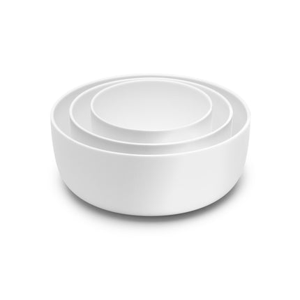 Base Bowl M White L 16 W 16 H 7.5 cm 4/Box