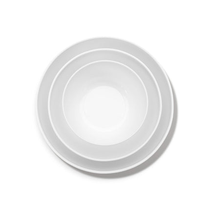 Base Bowl M White L 16 W 16 H 7.5 cm 4/Box
