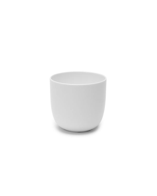 Base Coffee Cup W/O Handle Glazed White L 8 W 8 H 7.5 4/Box – Serax