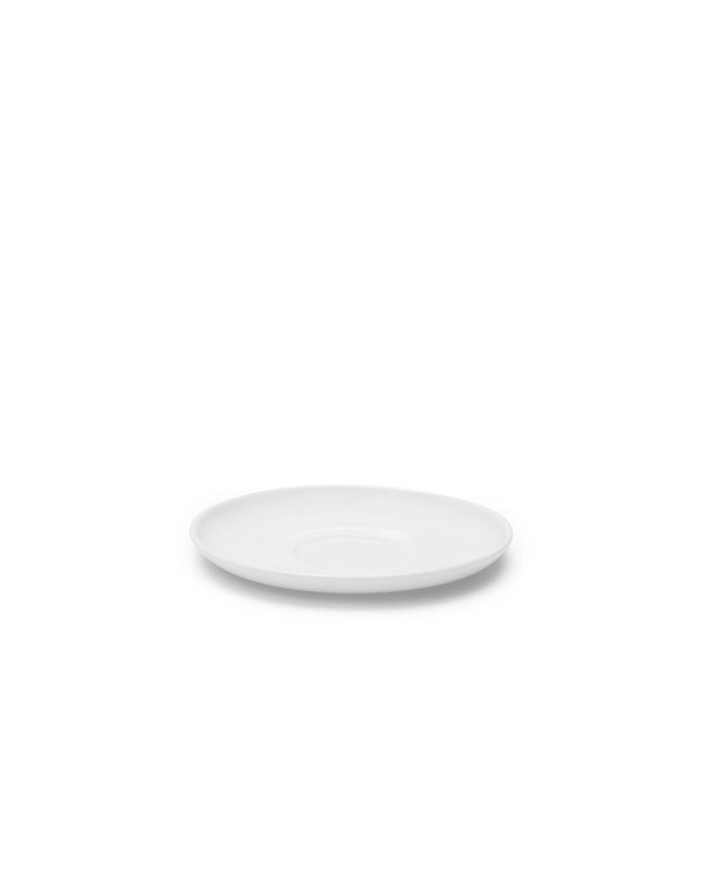 Serax Base schotel voor koffiekop wit Ø 12,4 cm – koffieservies voor restaurant en koffiebar