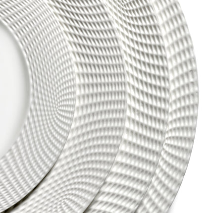 Nido Plate S White L 18 W 18 H 1.2 cm 4/Box