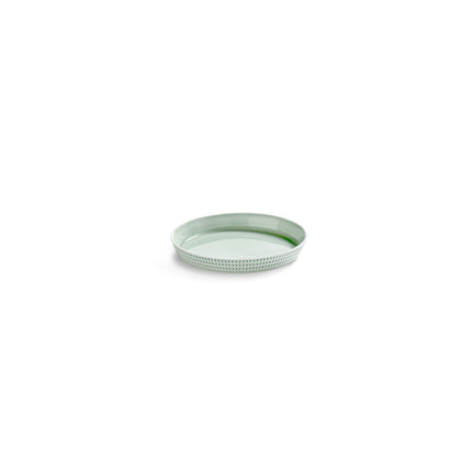 Nido Plate Raised Edge Xs Green L 10 W 10 H 1.4 cm 8/Box – Serax