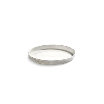 Nido Plate Raised Edge M White L 16 W 16 H 1.6 cm 4/Box