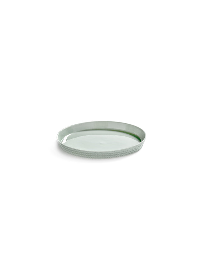 Nido Plate Raised Edge M Green L 16 W 16 H 1.6 cm 4/Box – Serax